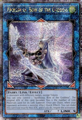 Apollousa, Bogen der Göttin (alternative Kunst) (Quarter Century Secret Rare) – RA02-EN040 – Quarter Century Secret Rare – 1. Auflage von YU-GI-OH!