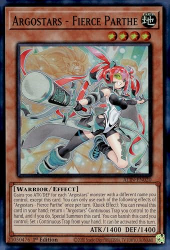 Argostars - Fierce Parthe - ALIN-EN020 - Super Rare - 1. Auflage Argostars - Fierce Parthe - ALIN-EN020 - Super Rare - 1. Auflage von YU-GI-OH!