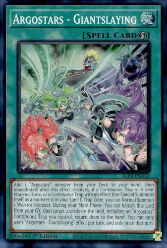 Argostars - Giantslaying - ALIN-EN062 - Super Rare - 1. Auflage von YU-GI-OH!