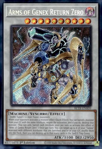 Arms of Genex Return Zero - BLTR-EN009 - Secret Rare - 1. Auflage Arms of Genex Return Zero - BLTR-EN009 - Secret Rare - 1. Auflage von YU-GI-OH!