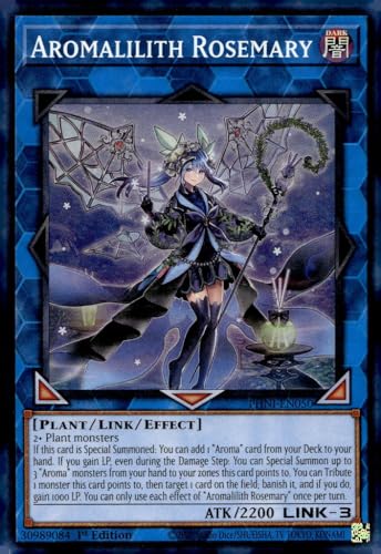 Aromalilith Rosmarin - PHNI-EN050 - Super Rare - 1. Auflage Aromalilith Rosmarin - PHNI-EN050 - Super Rare - 1. Auflage von YU-GI-OH!