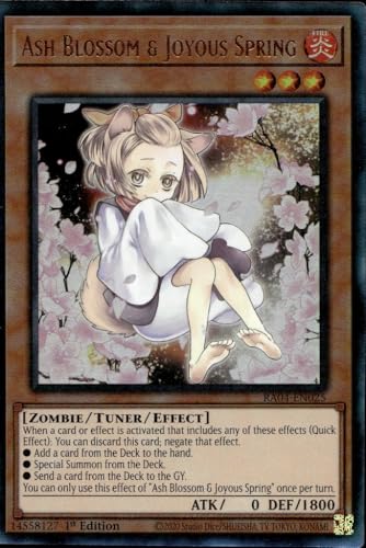 Ash Blossom & Joyous Spring (Alternate Art) (Ultimate Rare) – RA04-EN025 – Ultimate Rare – 1. Auflage von YU-GI-OH!