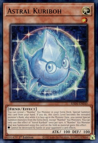 Astral Kuriboh (UR) - RA04-EN040 - Ultra Rare - 1. Auflage von YU-GI-OH!