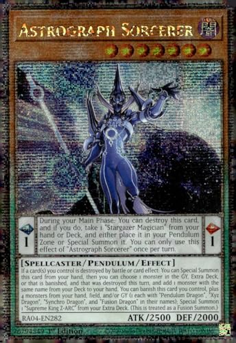 Astrograph Sorcerer (Quarter Century Secret Rare) – RA04-EN282 – Quarter Century Secret Rare – 1. Auflage von YU-GI-OH!