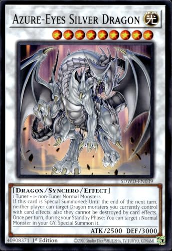 Azure-Eyes Silver Dragon – SDWD-EN039 – Common – 1. Auflage Azure-Eyes Silver Dragon – SDWD-EN039 – Common – 1. Auflage von YU-GI-OH!