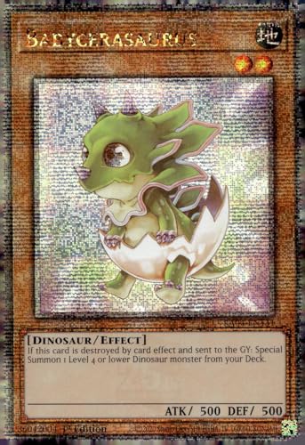 Babycerasaurus (Quarter Century Secret Rare) – RA04-EN131 – Quarter Century Secret Rare – 1. Auflage von YU-GI-OH!