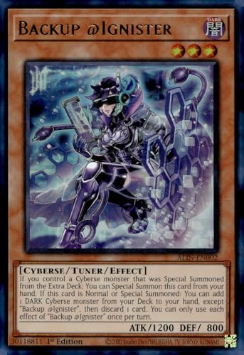 Backup @Ignister - ALIN-EN002 - Ultra Rare - 1. Auflage Backup @Ignister - ALIN-EN002 - Ultra Rare - 1. Auflage von YU-GI-OH!