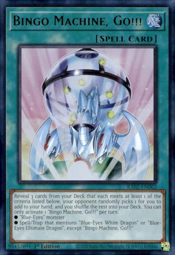 Bingo Machine, Go!!! (UR) - RA02-EN062 - Ultra Rare - 1. Auflage von YU-GI-OH!