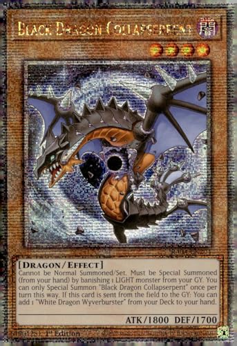 Black Dragon Collapserpent (Quarter Century Secret Rare) - RA04-EN204 - Quarter Century Secret Rare - 1. Auflage von YU-GI-OH!