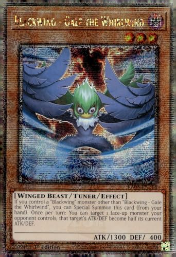 Blackwing - Gale The Whirlwind (Quarter Century Secret Rare) - RA03-EN215 - Quarter Century Secret Rare - 1. Auflage von YU-GI-OH!
