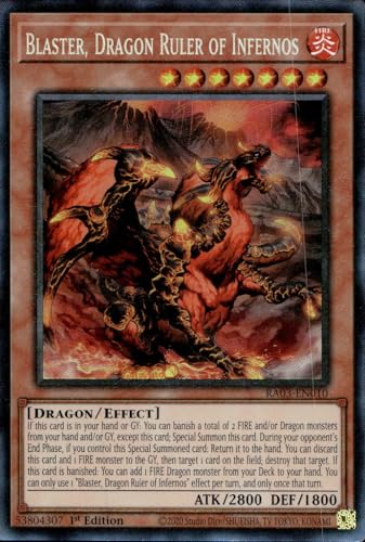 Blaster, Dragon Ruler of Infernos (PCR) - RA03-EN010 - Prismatic Collector's Rare - 1st Edition von YU-GI-OH!