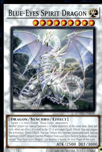 Blue-Eyes Spirit Dragon (Unlimited Misprint) - SDWD-EN038 - Common - Unlimited von YU-GI-OH!