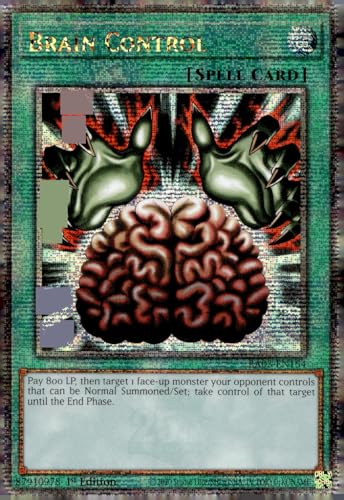 Brain Control (Quarter Century Secret Rare) – RA03-EN154 – Quarter Century Secret Rare – 1. Auflage von YU-GI-OH!