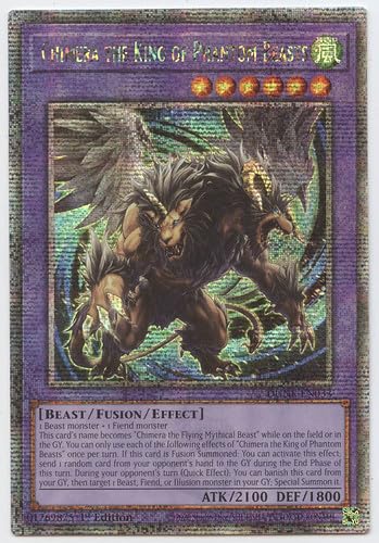 Chimera The King of Phantom Beasts - DUNE-EN033 - Quarter Century Secret Rare - 1. Auflage von YU-GI-OH!
