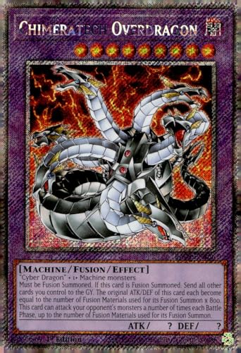 Chimeratech Overdragon (Platinum Secret Rare) – RA03-EN166 – Platinum Secret Rare – 1. Auflage von YU-GI-OH!