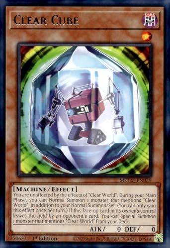 Clear Cube - MZTM-EN039 - Rare - 1. Auflage Clear Cube - MZTM-EN039 - Rare - 1. Auflage von YU-GI-OH!