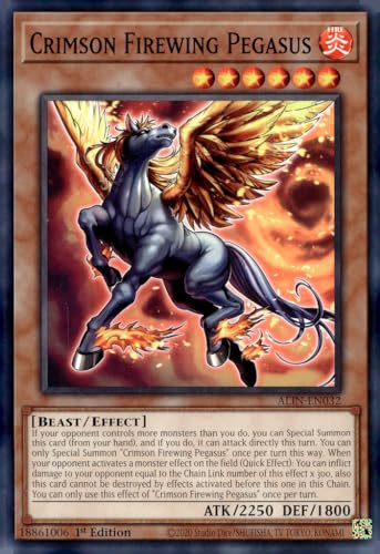 Crimson Firewing Pegasus - ALIN-EN032 - Common - 1. Auflage von YU-GI-OH!