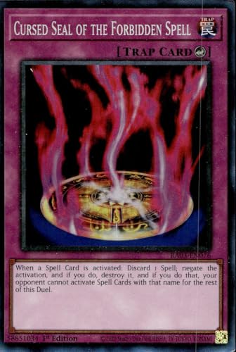 Cursed Seal of The Forbidden Spell (PCR) - RA03-EN076 - Prismatic Collector's Rare - 1st Edition von YU-GI-OH!