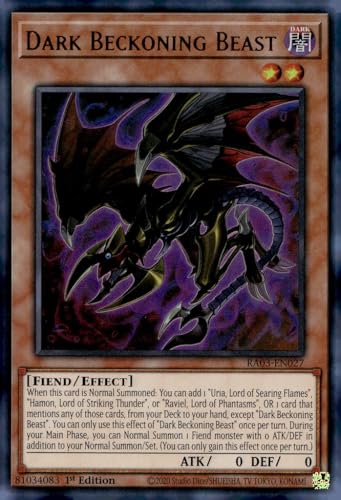 Dark Beckoning Beast (UR) - RA03-EN027 - Ultra Rare - 1. Auflage von YU-GI-OH!
