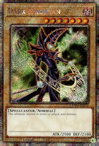 Dark Magician (6th Art) (Platinum Secret Rare) – RA04-EN106 – Platinum Secret Rare – 1. Auflage von YU-GI-OH!