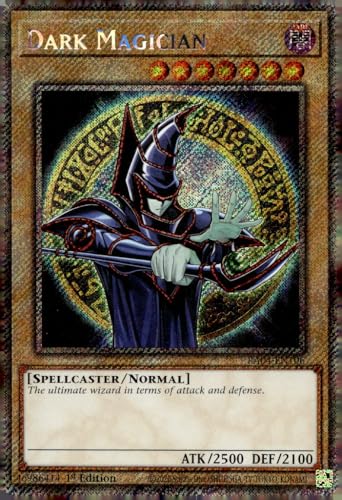 Dark Magician (9th Art) (Platinum Secret Rare) – RA04-EN106 – Platinum Secret Rare – 1. Auflage von YU-GI-OH!