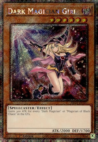 Dark Magician Girl (7. Kunst) (Platinum Secret Rare) – RA04-EN107 – Platinum Secret Rare – 1. Auflage von YU-GI-OH!