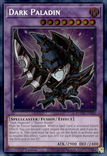 Dark Paladin - BLMM-EN008 - Secret Rare - 1. Auflage von YU-GI-OH!