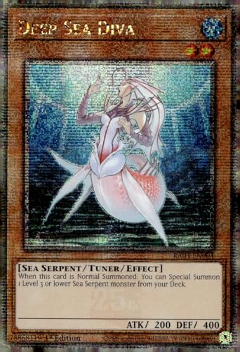 Deep Sea Diva (Quarter Century Secret Rare) – RA03-EN004 – Quarter Century Secret Rare – 1. Auflage von YU-GI-OH!