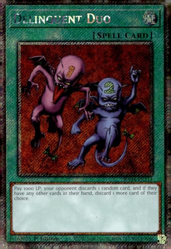 Delinquent Duo (Platinum Secret Rare) – RA04-EN114 – Platinum Secret Rare – 1. Auflage von YU-GI-OH!