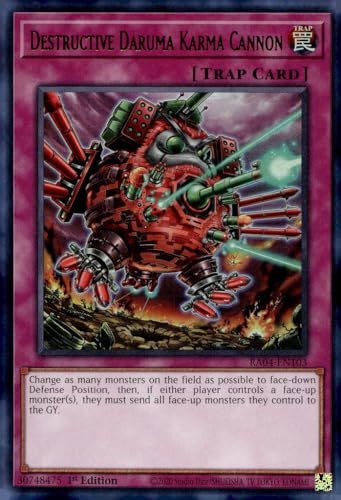 Destructive Daruma Karma Cannon (UR) - RA04-EN103 - Ultra Rare - 1. Auflage von YU-GI-OH!