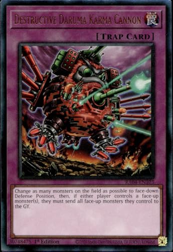 Destructive Daruma Karma Cannon (Ultimate Rare) – RA04-EN103 – Ultimate Rare – 1. Auflage von YU-GI-OH!