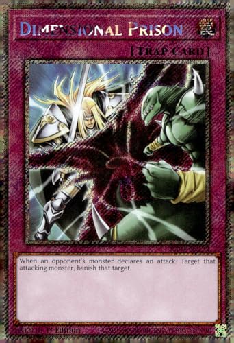 Dimensional Prison (Platinum Secret Rare) – RA04-EN132 – Platinum Secret Rare – 1. Auflage von YU-GI-OH!