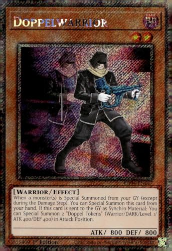 Doppelwarrior (Platinum Secret Rare) - RA04-EN147 - Platinum Secret Rare - 1. Auflage von YU-GI-OH!