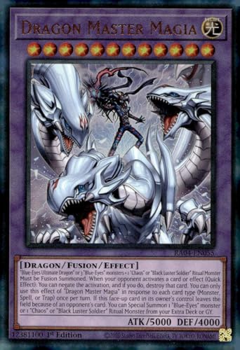 Dragon Master Magia (Ultimate Rare) – RA04-EN055 – Ultimate Rare – 1. Auflage von YU-GI-OH!
