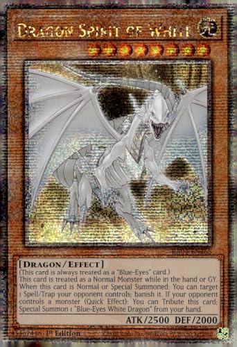 Dragon Spirit of White (Quarter Century Secret Rare) – RA04-EN265 – Quarter Century Secret Rare – 1. Auflage von YU-GI-OH!