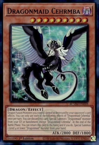 Dragonmaid Cehrmba - BLMM-EN048 - Ultra Rare - 1. Auflage von YU-GI-OH!