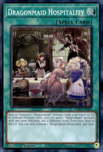 Dragonmaid Hospitality RA03-EN068 Super Rare 1. Auflage Dragonmaid Hospitality RA03-EN068 Super Rare 1. Auflage von YU-GI-OH!