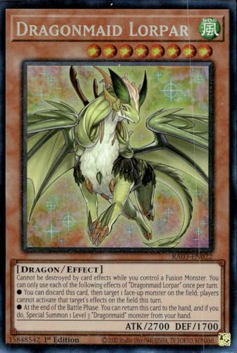 Dragonmaid Lorpar (PCR) - RA03-EN022 - Prismatic Collector's Rare - 1st Edition von YU-GI-OH!