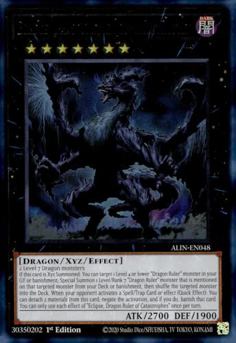 Eclipse, Dragon Ruler of Catastrophes - ALIN-EN048 - Ultra Rare - 1. Auflage Eclipse, Dragon Ruler of Catastrophes - ALIN-EN048 - Ultra Rare - 1. Auflage von YU-GI-OH!