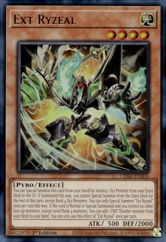 YU-GI-OH! Ext Ryzeal CRBR-EN004 Ultra Rare 1. Auflage - Sammlungskarte - Kartenspielkarte - 1 Stück YU-GI-OH! Ext Ryzeal CRBR-EN004 Ultra Rare 1. Auflage - Sammlungskarte - Kartenspielkarte - 1 Stück von YU-GI-OH!