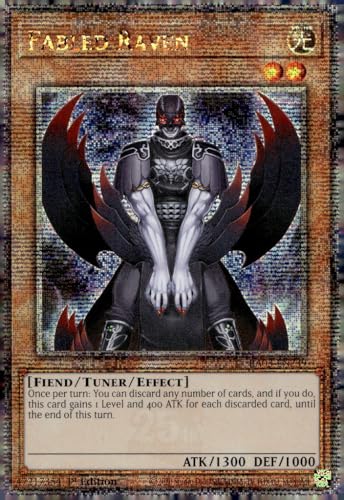 Fabled Raven (Quarter Century Secret Rare) – RA03-EN239 – Quarter Century Secret Rare – 1. Auflage von YU-GI-OH!