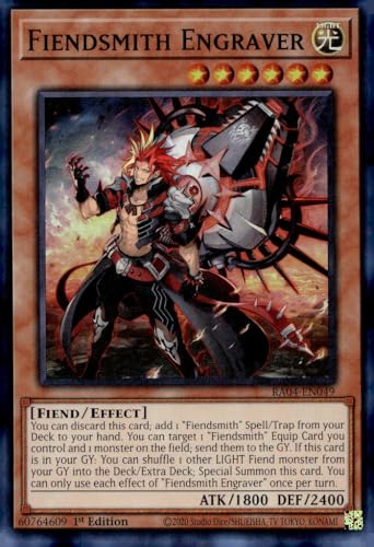 Fiendsmith Engraver RA04-EN049 Super Rare 1. Auflage Fiendsmith Engraver RA04-EN049 Super Rare 1. Auflage von YU-GI-OH!