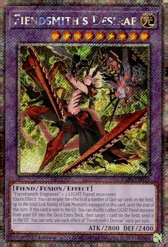 Fiendsmith's Desirae (Platinum Secret Rare) – RA04-EN056 – Platinum Secret Rare – 1. Auflage von YU-GI-OH!
