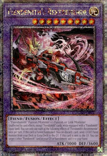 Fiendsmith's Rextremende (Quarter Century Secret Rare) – SUDA-EN037 – Quarter Century Secret Rare – 1. Auflage von YU-GI-OH!