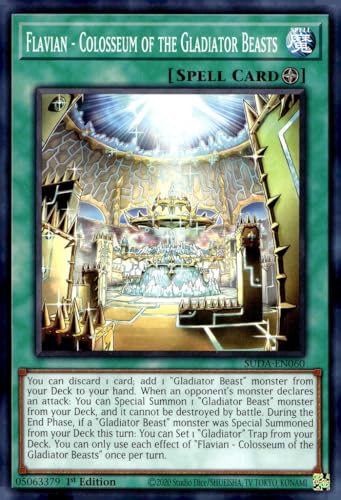 Flavian – Kolosseum der Gladiator-Bestien – SUDA-EN060 – Common – 1. Auflage von YU-GI-OH!