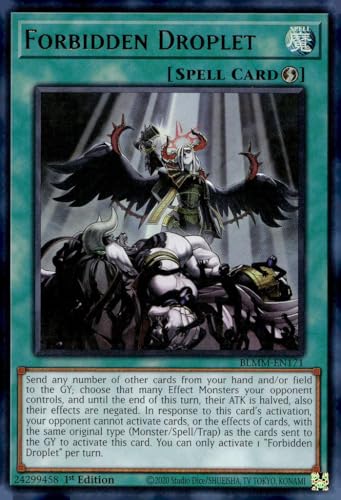 Forbidden Droplet - BLMM-EN171 - Ultra Rare - 1. Auflage Forbidden Droplet - BLMM-EN171 - Ultra Rare - 1. Auflage von YU-GI-OH!