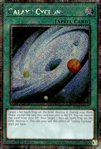 Galaxy Cyclone (Platinum Secret Rare) – RA04-EN250 – Platinum Secret Rare – 1. Auflage von YU-GI-OH!