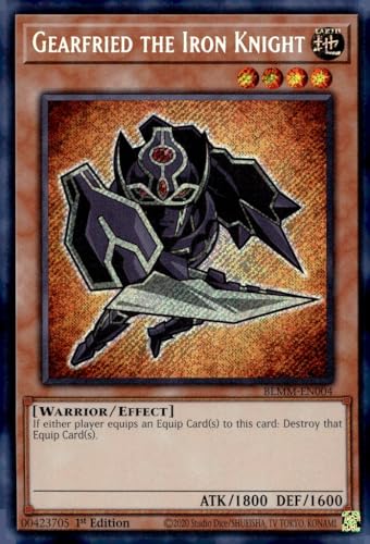 Gearfried The Iron Knight BLMM-EN004 - Secret Rare - 1. Auflage von YU-GI-OH!