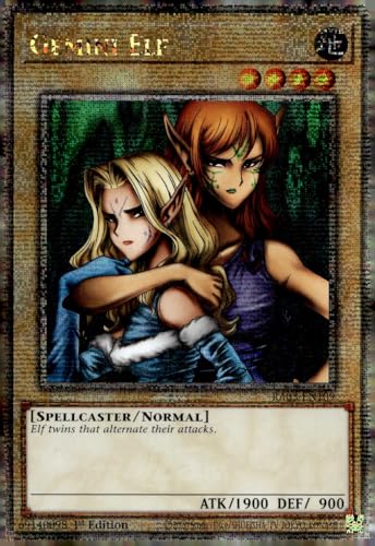 Gemini Elf (Quarter Century Secret Rare) – RA03-EN109 – Quarter Century Secret Rare – 1. Auflage von YU-GI-OH!