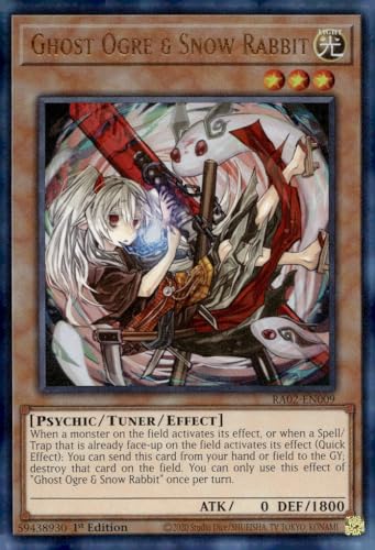 Ghost Oger & Snow Rabbit (Alternate Art) (PUR) – RA02-EN009 – Prismatic Ultimate Rare – 1. Auflage von YU-GI-OH!